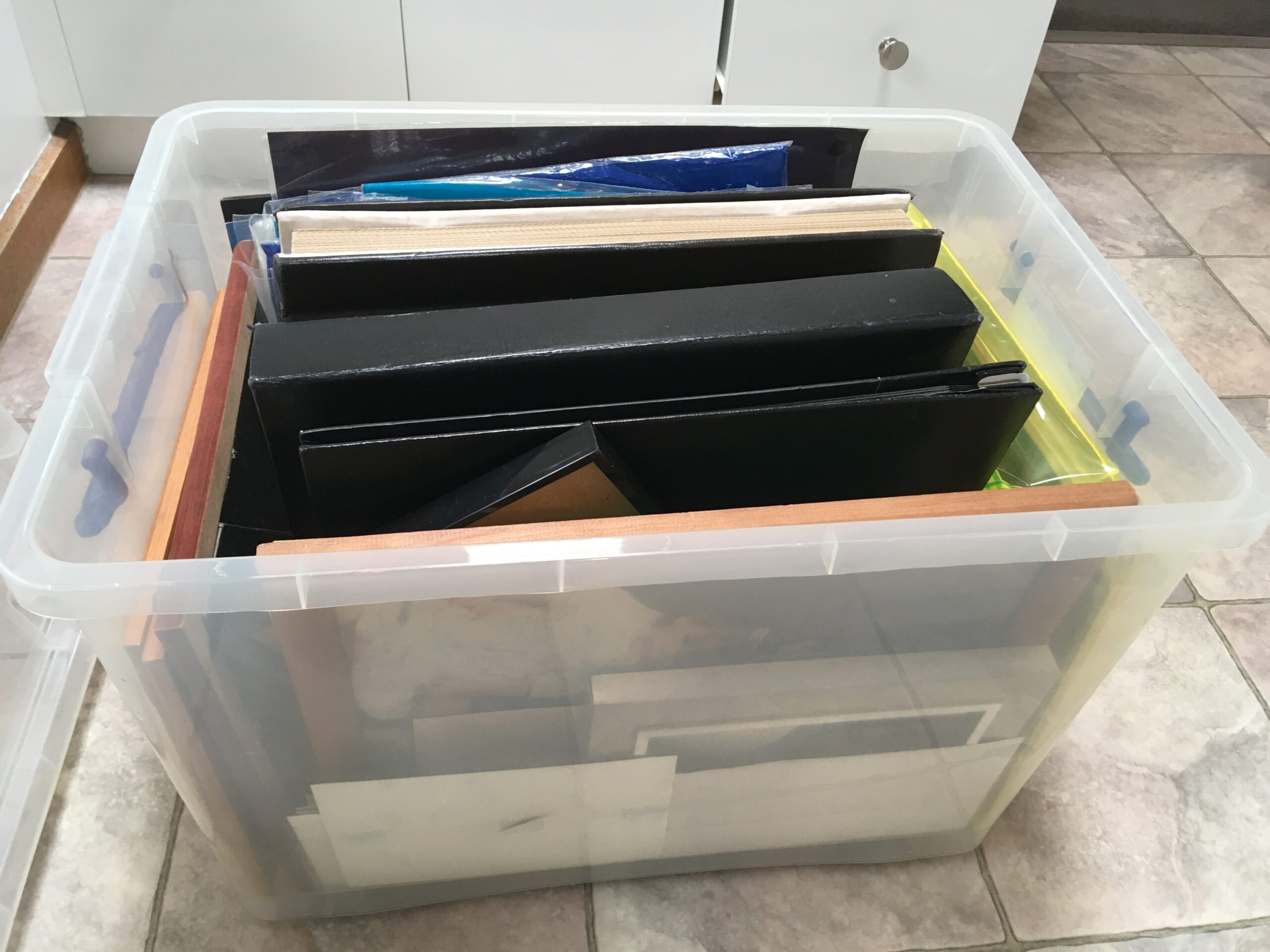 Boxes of photos